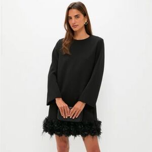 NWT TUCKERNUCK Organza and Feather Trim Dalia Dress SIZE XXL